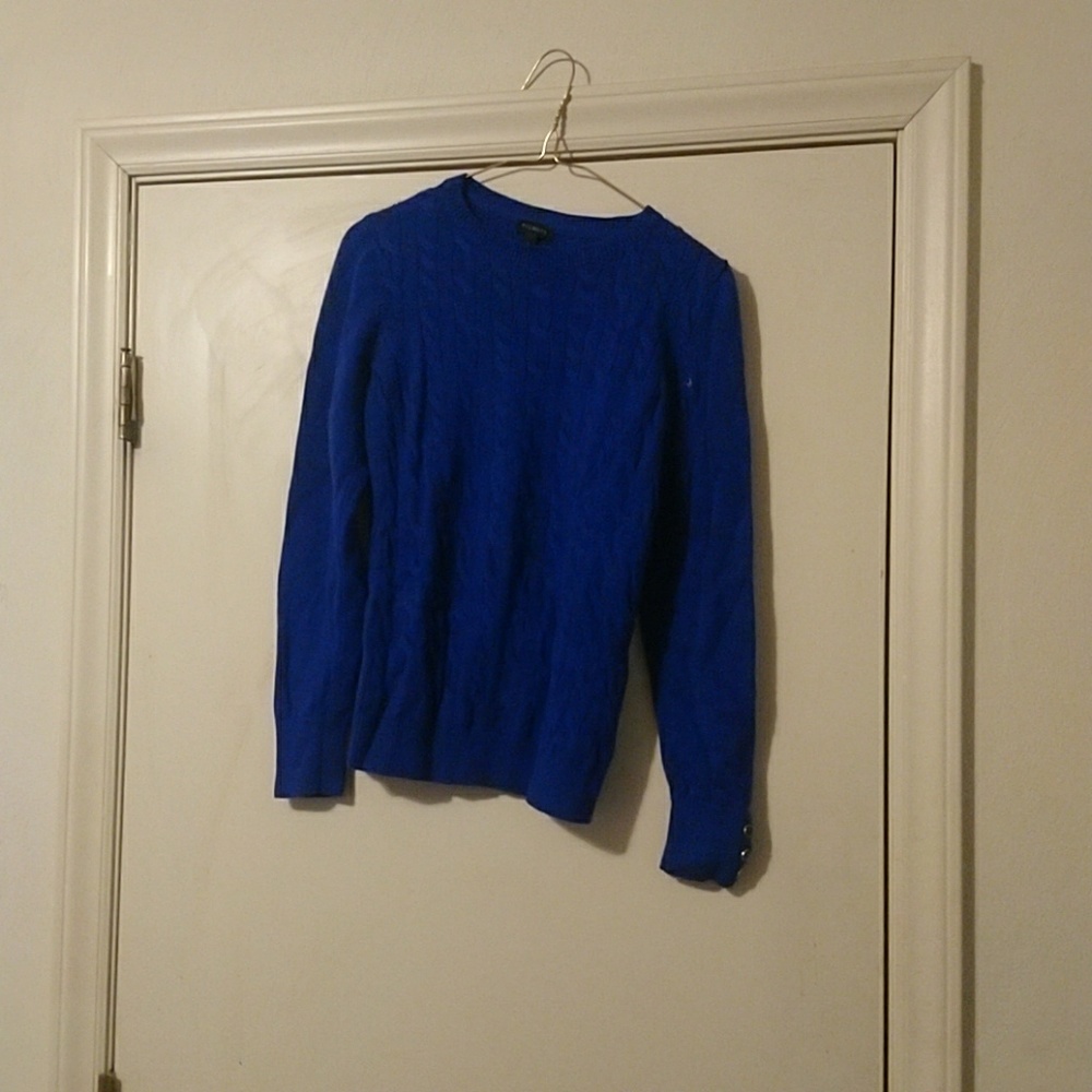 Talbots blue sweater